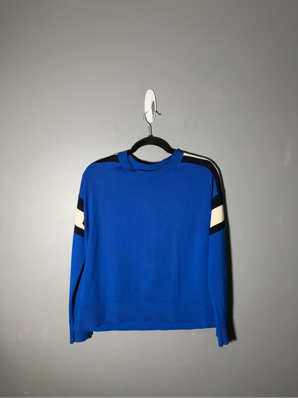 Akris Punto Color Blocked 100% Wool Sweater Size 6